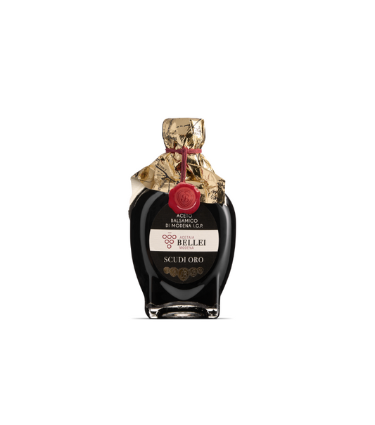 Aceto Balsamico Di Modena I.G.P. "Scudi Oro", 250 ml, Lieferzeit: 3 - 5 Tage